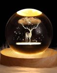 3D Crystal Ball Night Lamp – Galaxy LED Light Decorative Gift Bangladesh